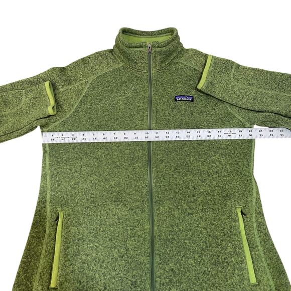Patagonia Women's Better Sweater Fleece Jacket Full Zip Green Sz L - Picture 7 of 8